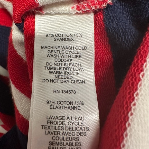 VINEYARD VINES PERFORMANCE WOMEN'S DRESS XS NAVY WHITE RED STRIPES SLEEVELESS - Picture 7 of 7